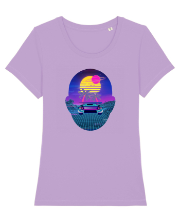 Retro Vapor Wave Man Lavender Dawn