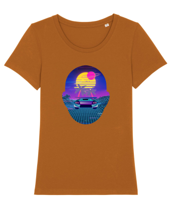 Retro Vapor Wave Man Roasted Orange