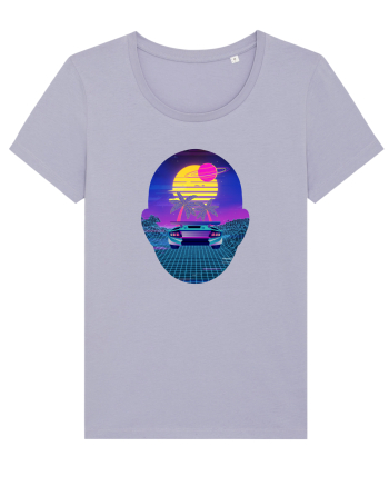 Retro Vapor Wave Man Lavender