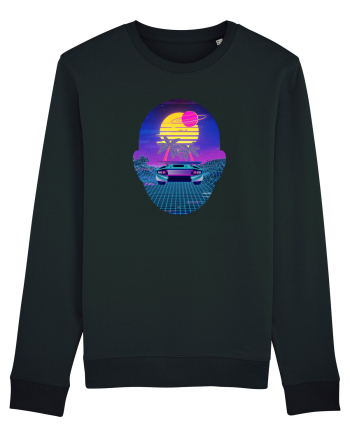 Retro Vapor Wave Man Black