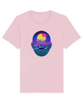 Retro Vapor Wave Man Cotton Pink