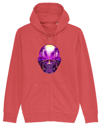 Retro Vapor Wave Man Carmine Red