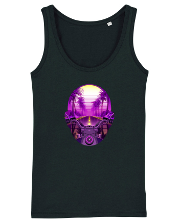 Retro Vapor Wave Man Black