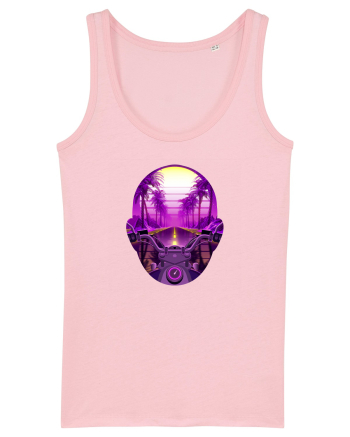 Retro Vapor Wave Man Cotton Pink