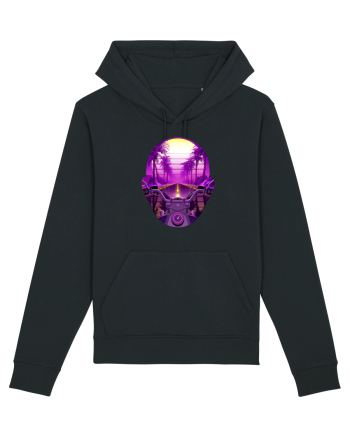 Retro Vapor Wave Man Black