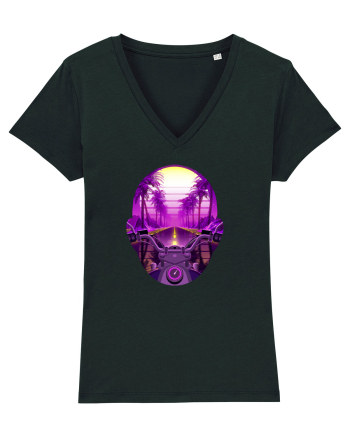 Retro Vapor Wave Man Black