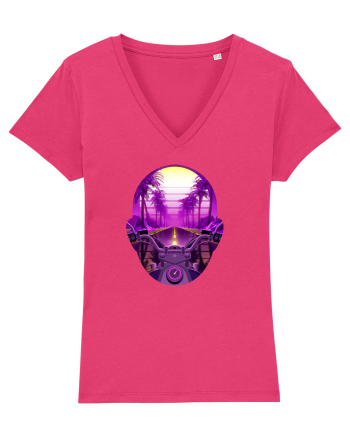 Retro Vapor Wave Man Raspberry
