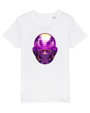 Retro Vapor Wave Man White