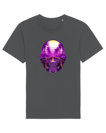 Retro Vapor Wave Man Anthracite