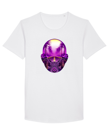 Retro Vapor Wave Man White