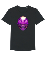 Retro Vapor Wave Man Tricou mânecă scurtă guler larg Bărbat Skater