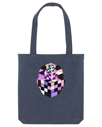 Retro Vapor Wave Man Midnight Blue