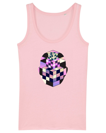 Retro Vapor Wave Man Cotton Pink