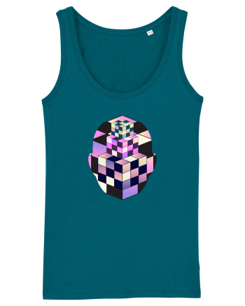 Retro Vapor Wave Man Ocean Depth
