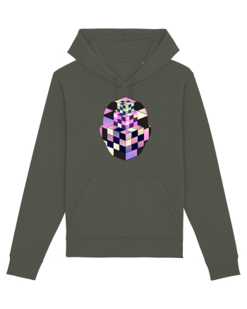 Retro Vapor Wave Man Khaki