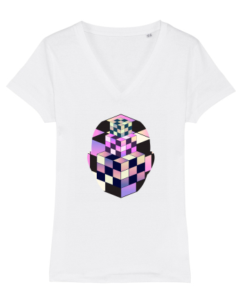 Retro Vapor Wave Man White