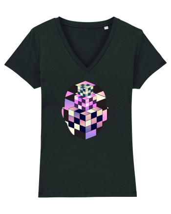 Retro Vapor Wave Man Black