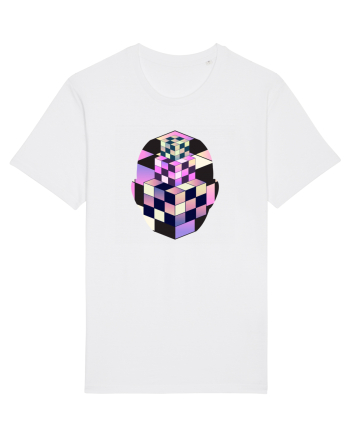 Retro Vapor Wave Man White