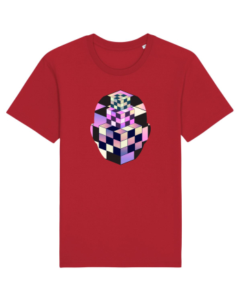 Retro Vapor Wave Man Red