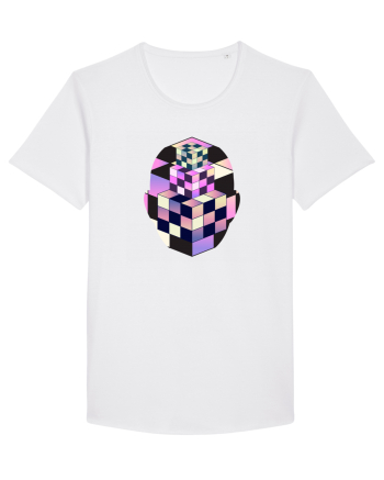 Retro Vapor Wave Man White