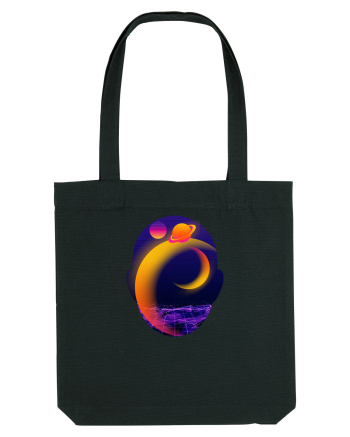Retro Vapor Wave Man Black