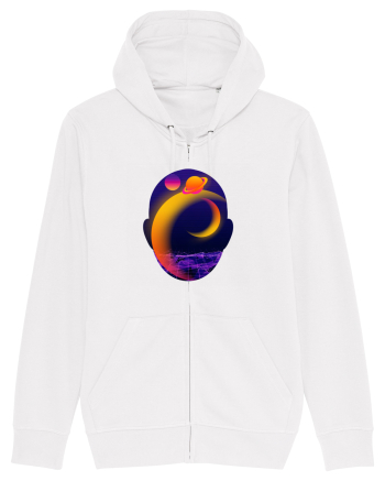 Retro Vapor Wave Man White