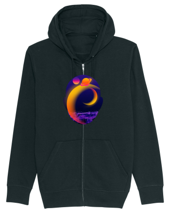 Retro Vapor Wave Man Black