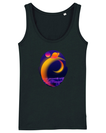 Retro Vapor Wave Man Black