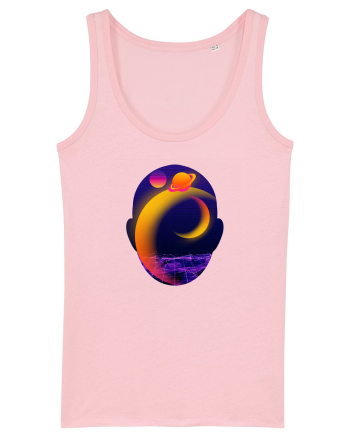 Retro Vapor Wave Man Cotton Pink