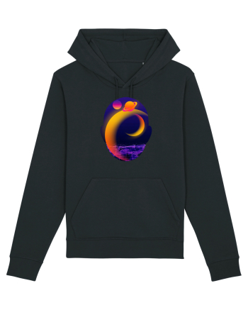 Retro Vapor Wave Man Black