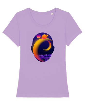Retro Vapor Wave Man Lavender Dawn