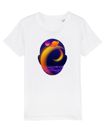 Retro Vapor Wave Man White