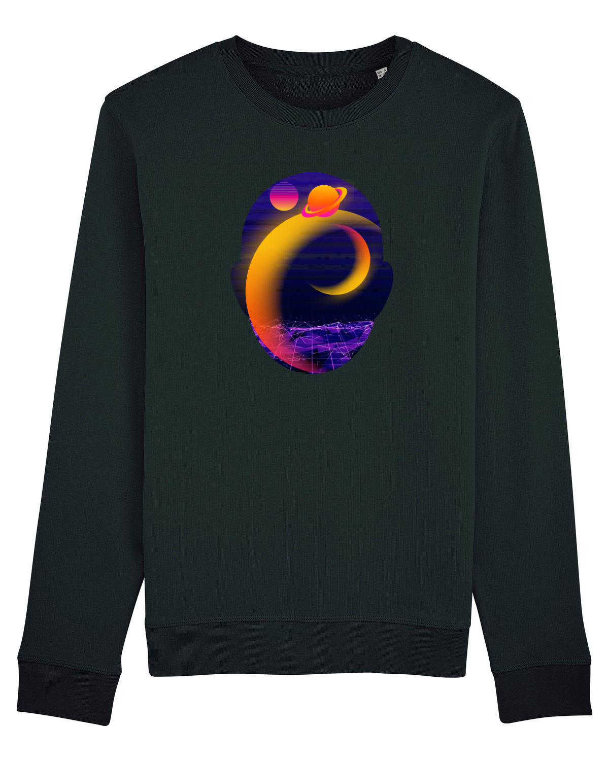 Bluză mânecă lungă Unisex Rise Black
