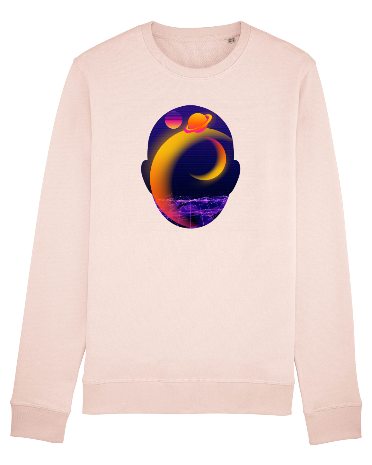 Bluză mânecă lungă Unisex Rise Candy Pink
