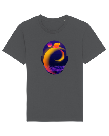 Retro Vapor Wave Man Anthracite