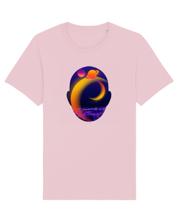 Retro Vapor Wave Man Cotton Pink