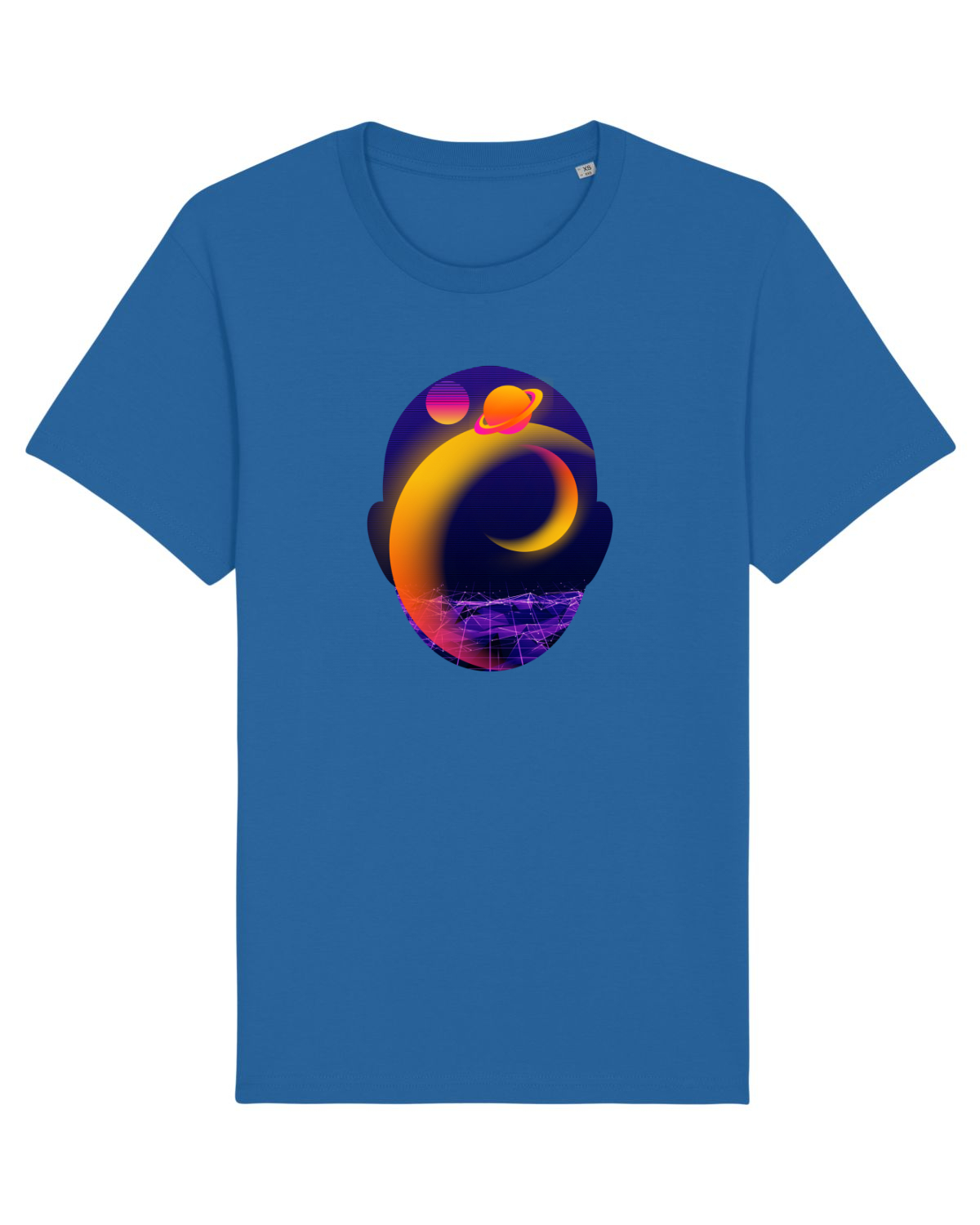Tricou mânecă scurtă Unisex Rocker Royal Blue