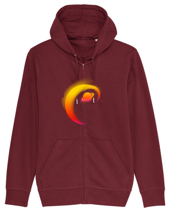 Retro Vapor Wave Man Burgundy