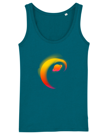 Retro Vapor Wave Man Ocean Depth