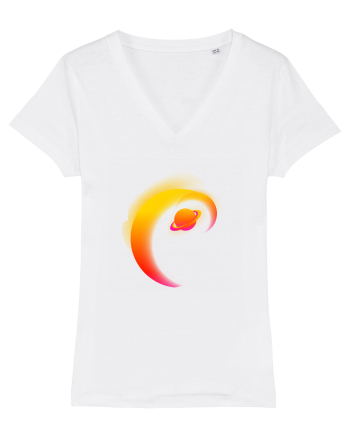 Retro Vapor Wave Man White