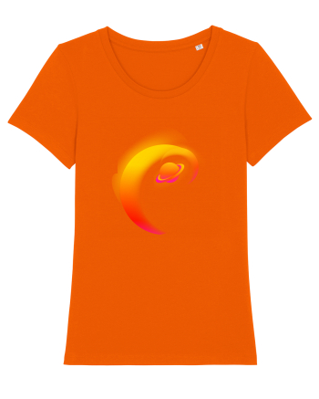 Retro Vapor Wave Man Bright Orange