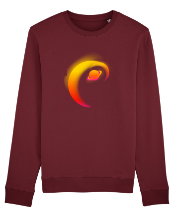 Retro Vapor Wave Man Burgundy