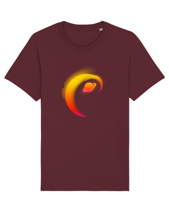 Retro Vapor Wave Man Burgundy