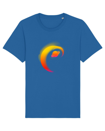 Retro Vapor Wave Man Royal Blue