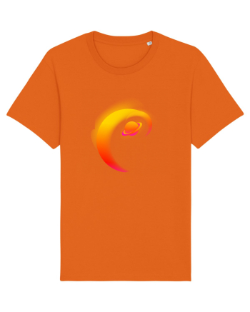 Retro Vapor Wave Man Bright Orange