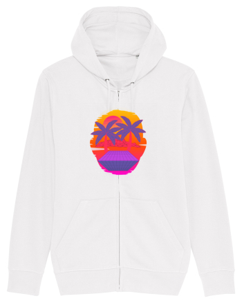 Retro Vapor Wave Man White