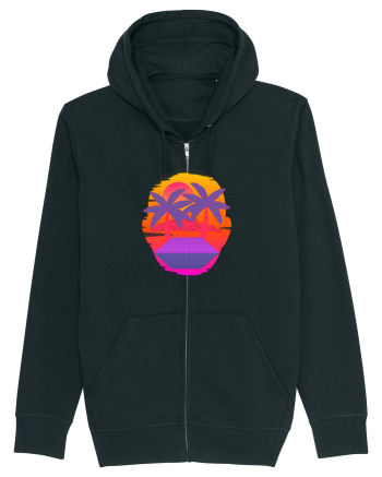 Retro Vapor Wave Man Black
