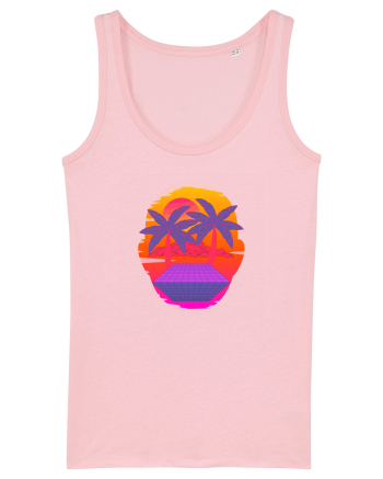 Retro Vapor Wave Man Cotton Pink