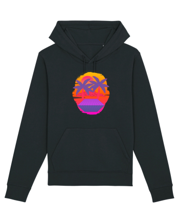 Retro Vapor Wave Man Black