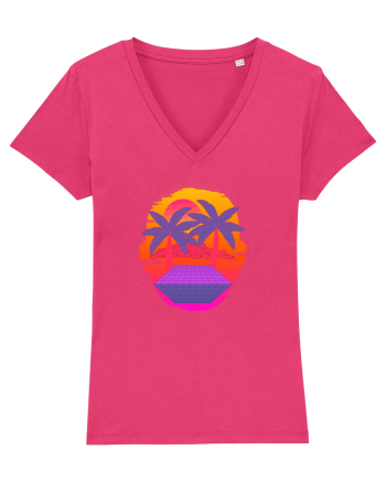 Retro Vapor Wave Man Raspberry